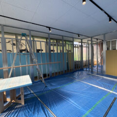 【改装工事4日目】壁の骨格、ほぼ完成！理想の空間が、もう目の前に。